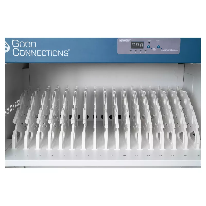 GoodConnections GEMMA N32 carrello di ricarica per notebook bianco/blu