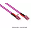 GoodConnections cavo patch in fibra ottica LC/LC Duplex OM4 multimodale, 2 m, aqua, LSZH LW-802LC4