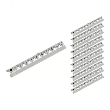 GoodConnections marcatori numerici per cavi in fibra ottica LC, marcatura da 0 a 9, set da 10 pezzi, Good Connections® (GC-N0070)