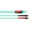 GoodConnections cavo patch in fibra ottica OM3 Duplex Multimode LC/ST, 50/125, LSZH, polarità intercambiabile, 1m