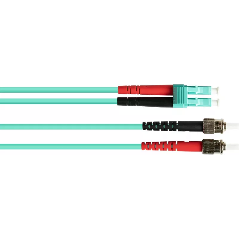 GoodConnections cavo patch in fibra ottica OM3 Duplex Multimode LC/ST, 50/125, LSZH, polarità intercambiabile, 1m