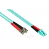 GoodConnections cavo patch in fibra ottica OM3 Duplex Multimode LC/ST, 50/125, LSZH, polarità intercambiabile, 1m