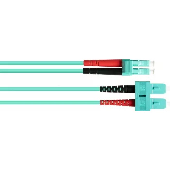 GoodConnections cavo patch in fibra ottica OM3 duplex multimodale SC su LC, 50/125 µm, 1m, LSZH acqua LW-801LS3
