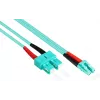 GoodConnections cavo patch in fibra ottica OM3 duplex multimodale SC su LC, 50/125 µm, 1m, LSZH acqua LW-801LS3