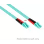 GoodConnections cavo patch in fibra ottica OM3 duplex multimodale SC su LC, 50/125 µm, 1m, LSZH acqua LW-801LS3