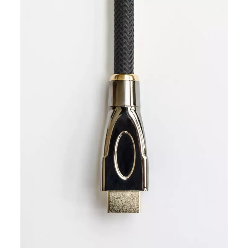 GoodConnections PYTHON Series cavo HDMI High-Speed con Ethernet, 4K UHD 60Hz, 18Gbps, placcato oro, treccia in nylon, 3m, nero (GC-M0018)
