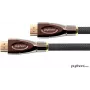 GoodConnections PYTHON Series cavo HDMI High-Speed con Ethernet, 4K UHD 60Hz, 18Gbps, placcato oro, treccia in nylon, 3m, nero (GC-M0018)