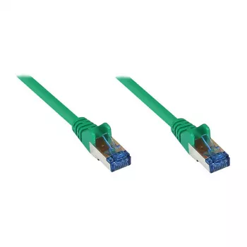 GoodConnections RNS® cavo patch Cat. 6A S/FTP senza alogeni con protezione linguetta, 3 m, verde