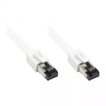 GoodConnections RNS® cavo patch Cat.8.1 S/FTP, PiMF, LSZH, 2000MHz, 40Gbit/s, bianco, 0,5m