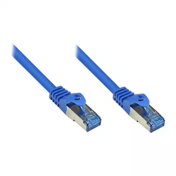 GoodConnections RNS® cavo patch con protezione antitorsione, Cat.6A, S/FTP, PiMF, senza alogeni, 500MHz, blu, 2m