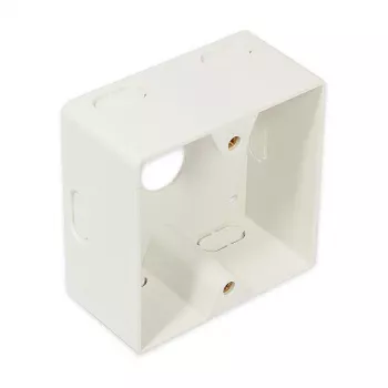 GoodConnections custodia da parete 80x80x40mm bianco perla RAL 1013 GC-N0029
