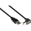 GoodConnections cavo USB 2.0 A a B angolato verso il basso 2m nero