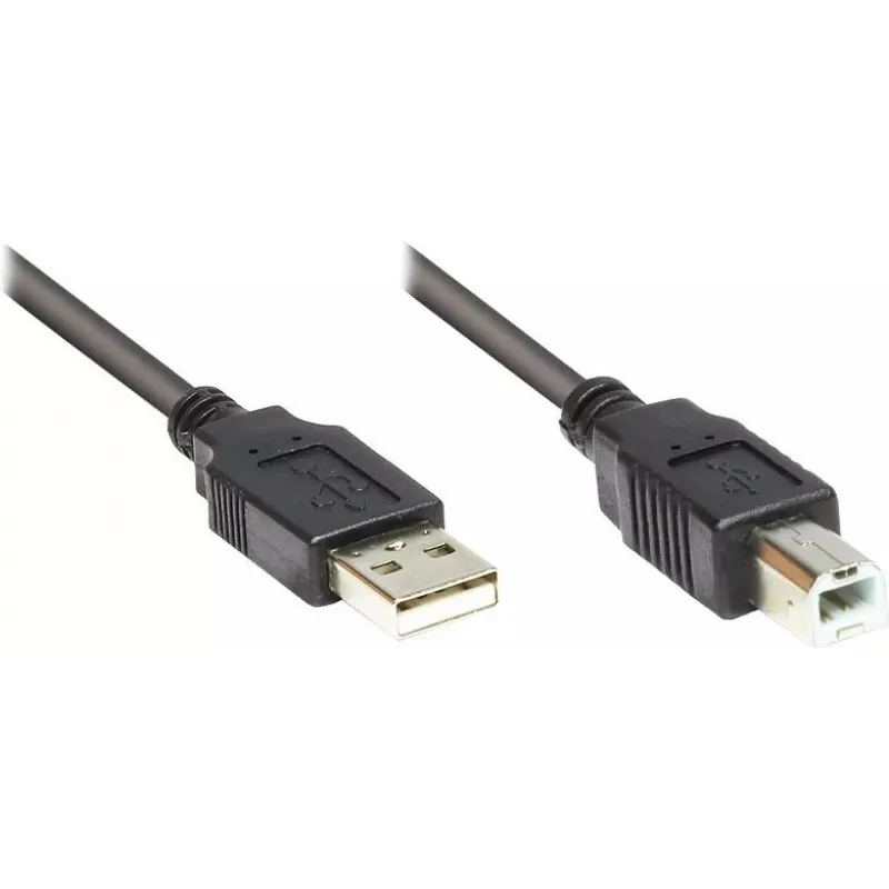 GoodConnections cavo USB 2.0 A a B connettore maschio, 3m, nero 2510-3OFS