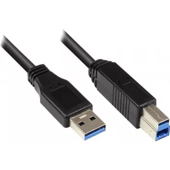 GoodConnections Cavo USB 3.0 A su B nero 5 m