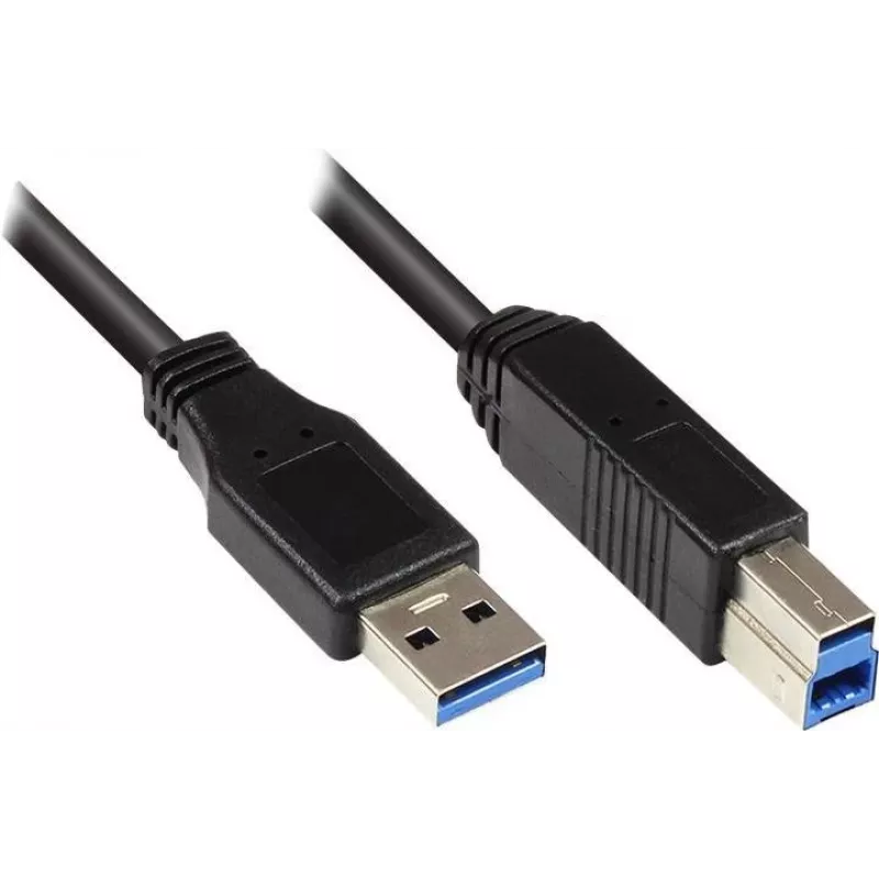 GoodConnections Cavo USB 3.0 A su B nero 5 m