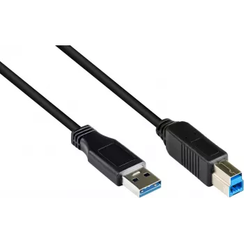 GoodConnections Cavo USB 3.0 A su B nero 5 m