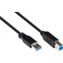 GoodConnections Cavo USB 3.0 A su B nero 5 m