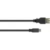 GoodConnections cavo adattatore USB-OTG, Micro-USB Type-B maschio a USB Type-A femmina, USB 2.0, 0,1 m, nero