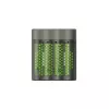 GP Caricabatterie M451 con 4x batterie ricaricabili AAA 2700 mAh 1,2V nero EU