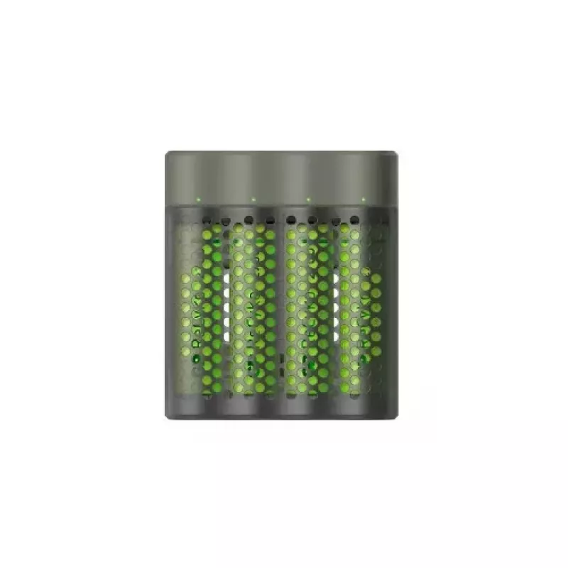 GP Caricabatterie M451 con 4x batterie ricaricabili AAA 2700 mAh 1,2V nero EU