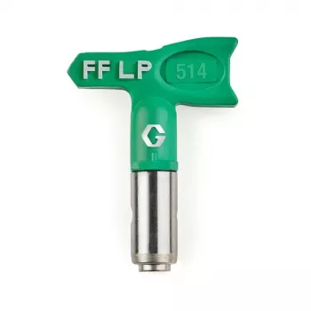 Graco ugello di finitura verde FFLP514 - punta airless RAC X Fine Finish Low Pressure, orifizio 0.014 inch, larghezza ventaglio 10 inch