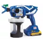 Graco Ultramax Cordless Airless Kit pistola a spruzzo per vernici con 2 batterie ricaricabili DeWalt 2.0Ah, caricabatterie e borsa porta attrezzi