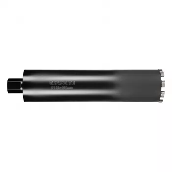 GRAPHITE Punta diamantata per supporto di foratura 58G540 102 mm x 450 mm, 9 segmenti, filettatura M22