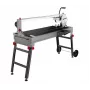 GRAPHITE tagliapiastrelle 1200 W, disco diamantato 250 mm, lunghezza di taglio 920 mm, raffreddamento ad acqua, guida laser