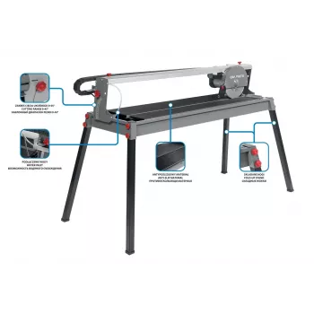 GRAPHITE TOP-59G891 Tagliapiastrelle manuale 600 mm con disco in metallo duro