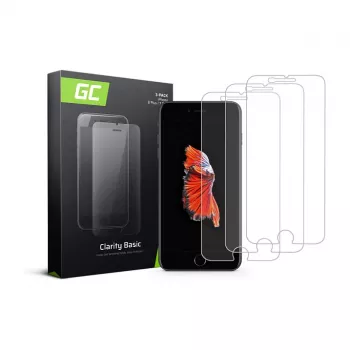 Green Cell 3x Pellicola protettiva per display GC Clarity per Apple iPhone 6 Plus / 6S Plus / 7 Plus / 8 Plus
