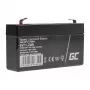 Green Cell AGM VRLA 6V 1.2Ah batteria senza manutenzione per sistemi di allarme, registratori di cassa, giocattoli