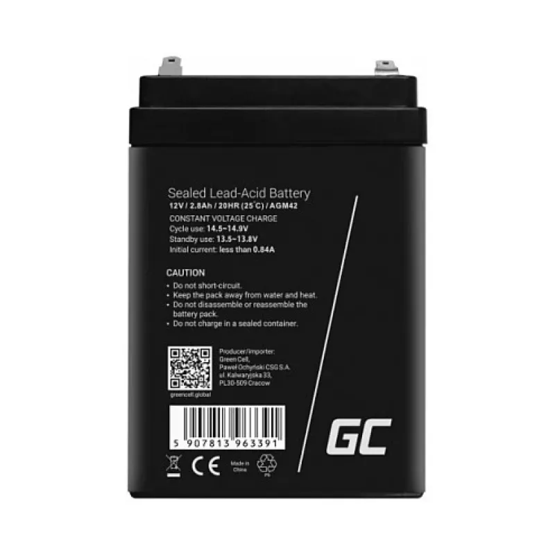 Green Cell AGM25 batteria al piombo sigillata 75Ah 12V