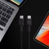 Green Cell GC PowerStream cavo di ricarica rapida USB Type-C maschio a Type-C maschio 2m nero