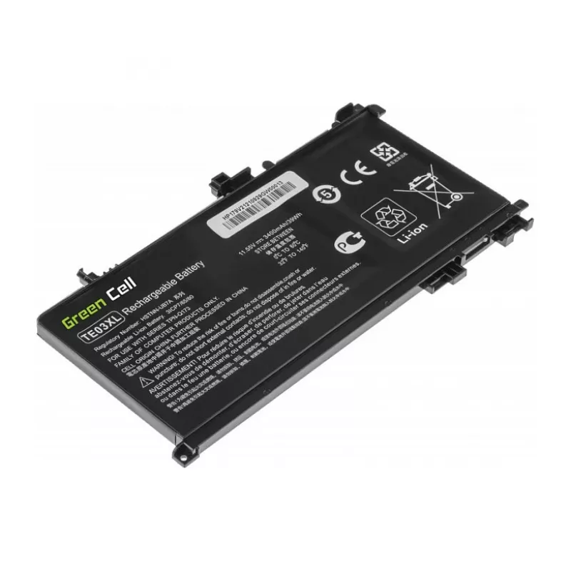 Green Cell TE03XL Batteria per HP Omen 15-AX, HP Pavilion 15-BC, 11,55 V, 3400 mAh (HP179V2)