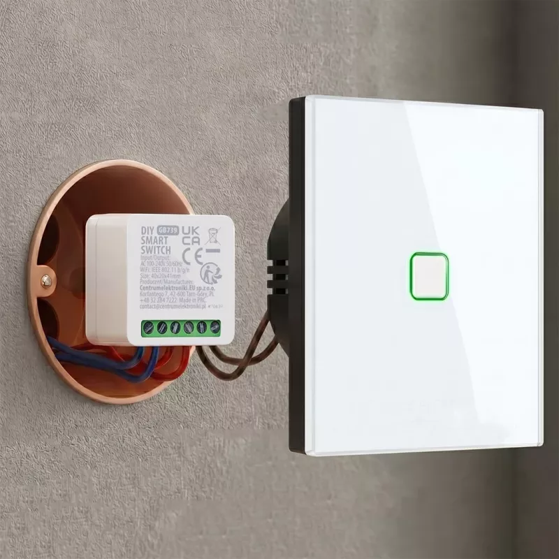 Relè di controllo Wi-Fi da incasso GREENBLUE GB739