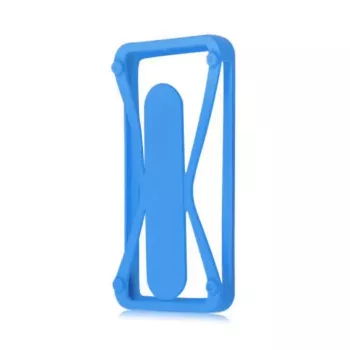 GreenGo Custodia universale con kickstand 4,5-5,5 pollici blu