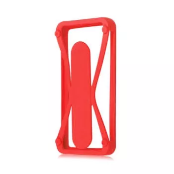 GreenGo custodia universale con kickstand 4.5-5.5 pollici rossa