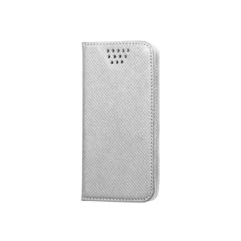 GreenGo supporto universale magnetico smart per telefono auto 4.5-5.0 pollici argento