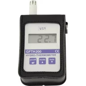 Greisinger ST-KF Borsa per strumenti di misura portatili, nylon nero, passante per cintura, chiusura lampo, 160 x 85 x 35 mm 605318