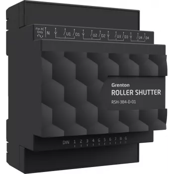 Grenton RSH-384-D-01 modulo di controllo tapparelle a 4 canali (guida DIN, TF-Bus)