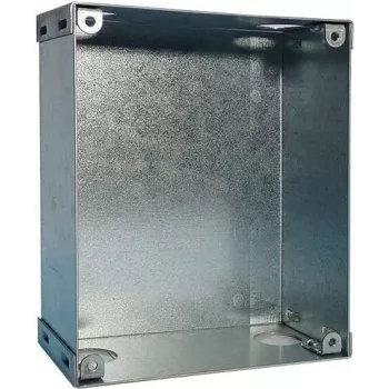 Grothe 55883 scatola di derivazione elettrica, acciaio zincato