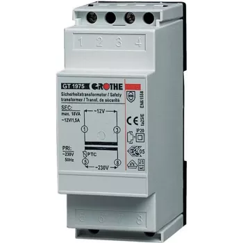 Grothe trasformatore per campanello 12 V/AC 1,5 A 14101