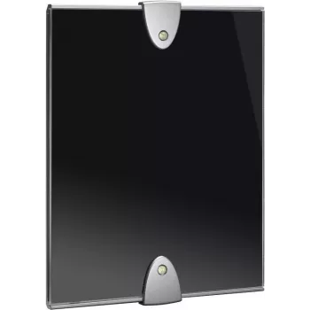 Grothe MISTRAL 600E set campanello senza fili - grigio, 868,35 MHz, portata 500 m, 86 dB, funzionamento a batteria e rete 43401