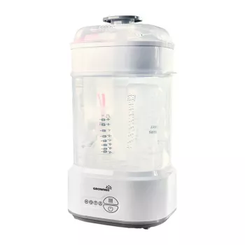 Grownsy sterilizzatore per biberon con asciugatore (grigio)