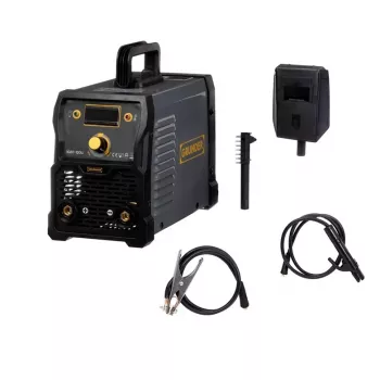 GRUNDER IGBT-120LI saldatrice inverter MMA 120A con Hot Start, Arc Force, Anti-Stick