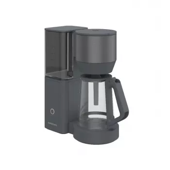Grundig KM 7340 Dark Inox macchina per caffè filtro, 1,25 l, 10 tazze, 1000 W