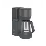 Grundig KM 7340 Dark Inox macchina per caffè filtro, 1,25 l, 10 tazze, 1000 W