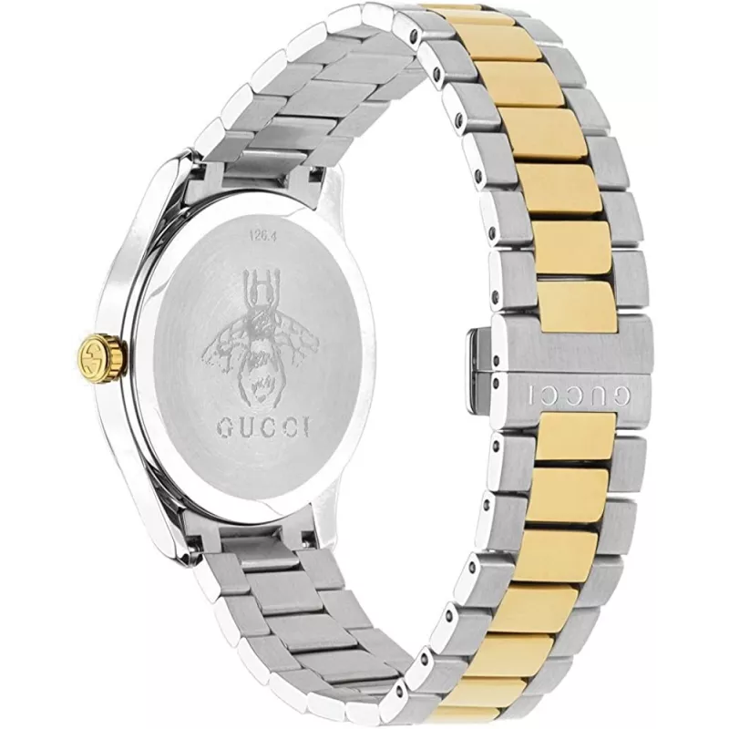 GUCCI G-Timeless Orologio da uomo al quarzo YA1264075 38mm acciaio inox quadrante nero