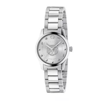 GUCCI G-Timeless Orologio al quarzo donna YA126595 27mm acciaio inox quadrante argento
