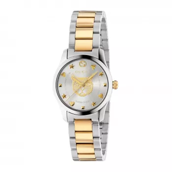 GUCCI G-Timeless Orologio da donna YA126596 27mm acciaio inox quadrante argento